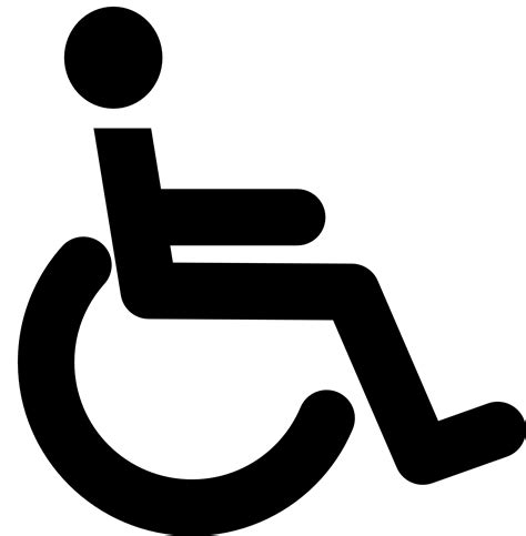 Black disabled person symbol free image download