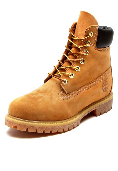 Bota Couro Timberland Yellow Boot 6in Premium Boot WP Caramelo - Compre Agora | Dafiti Brasil