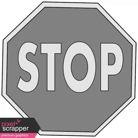 Stop Sign Outline Png