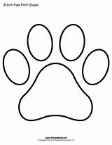 Tiger Paw Print Coloring Page Sketch sketch template