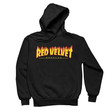 Red Velvet Flame Hoodie Red Velvet Sweatshirt Kpop Hoodie | Etsy