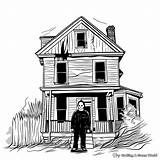 Michael Myers Coloring Pages  Free & Printable sketch template