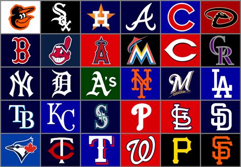 Major League Baseball team logos by Chenglor55 on DeviantArt