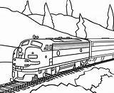 Bnsf Train Pages Coloring sketch template