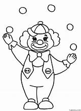 Clown Coloring Page For Girls » Turkau sketch template