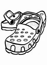 Crocs Drawing Coloring Page  Free Printable Pages sketch template