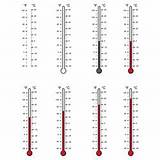 Blank Thermometer Worksheet sketch template