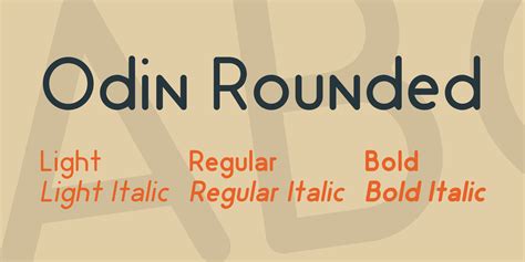 Odin Rounded Font FREE Download & Similar Fonts | FontGet