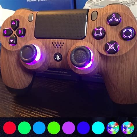 Custom PlayStation 4 Controller LED color changing buttons PS4 ...