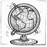Globe Coloring Pages  Free & Printable sketch template