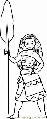 Princess Moana Coloring Page For Kids  Free Disney Princesses sketch template