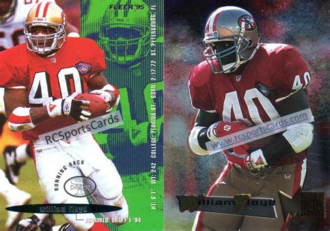 1995 & 1996 San Francisco 49ers football Trading cards. - RCSportsCards