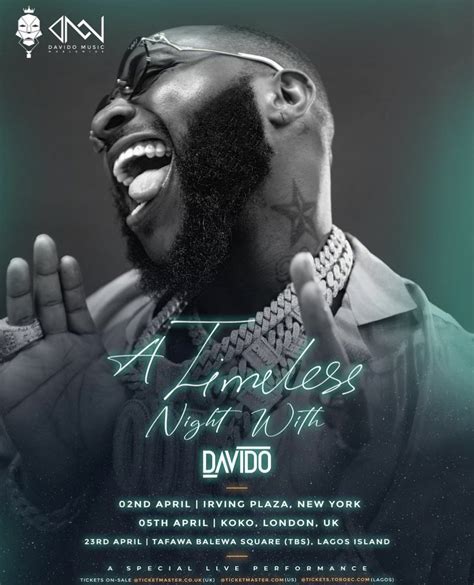 Davido to Host Special Live Event "A Timeless Night" in New York ...