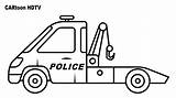 Police Truck Coloring Page sketch template