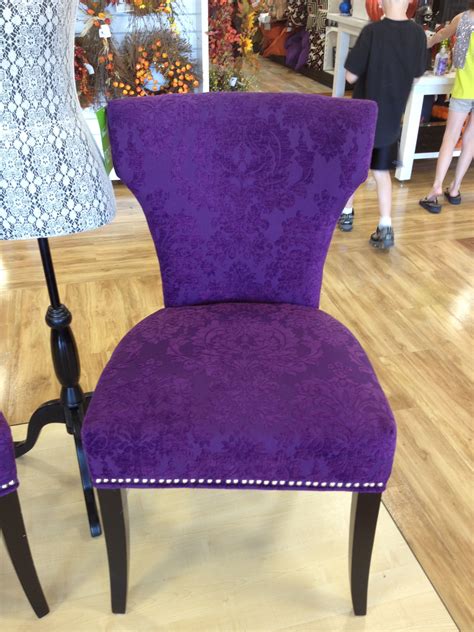 Purple chair lets face the facts i love purple chairs. | Purple accent chair, Purple home ...