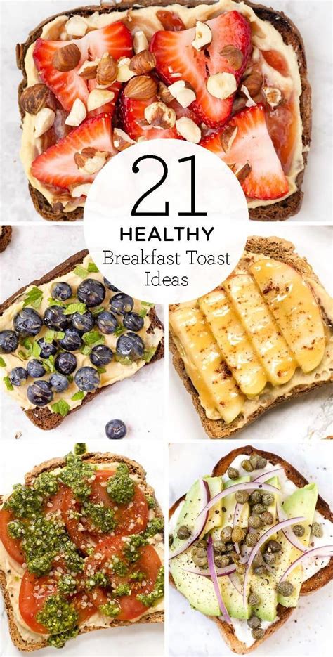 21 Healthy Breakfast Toast Ideas | Healthy breakfast toast, Healthy breakfast recipes, Breakfast ...