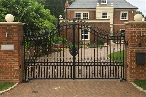 Outdoor Beautiful Iron Main Gate Designs Wrought Iron Gate For Villa | My XXX Hot Girl