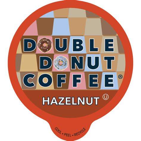 Double Donut Hazelnut Coffee Pods, Medium Roast, 80 Count for Keurig K ...