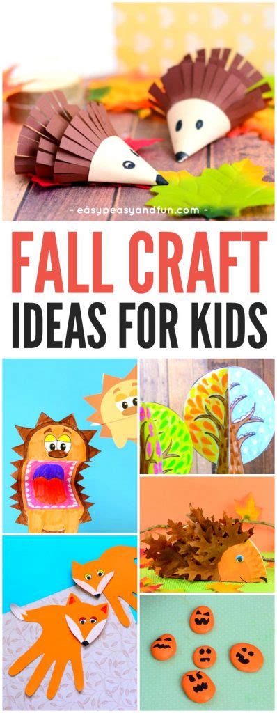 Fall Crafts For Kids - Art and Craft Ideas - Easy Peasy and Fun