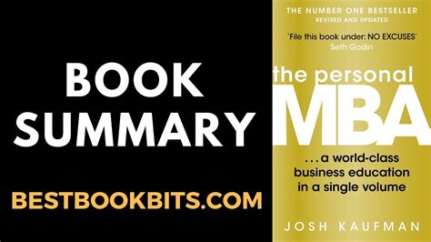 The Personal MBA | Josh Kaufman | Book Summary - YouTube