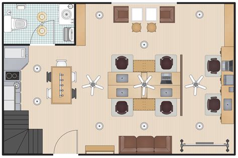 Call Center Office Layout Floor Plan - floorplans.click