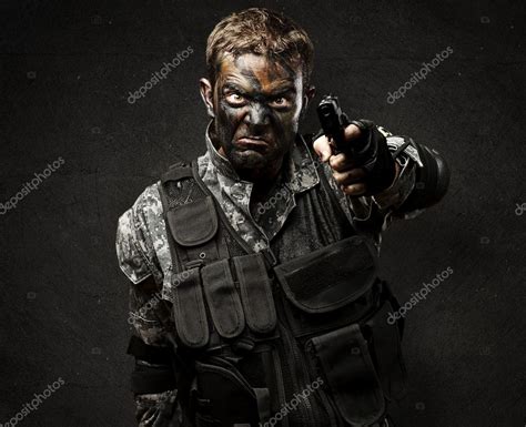 Angry soldier — Stock Photo © Krakenimages.com #10179979