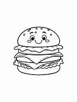 10  Free Cheeseburger Coloring Pages For Fun Printable Art sketch template