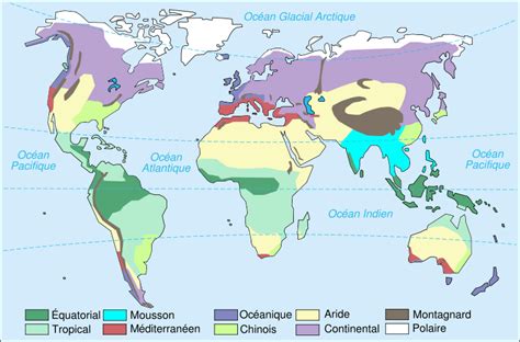 Climats du monde - Wikimini, l'encyclopédie pour enfants