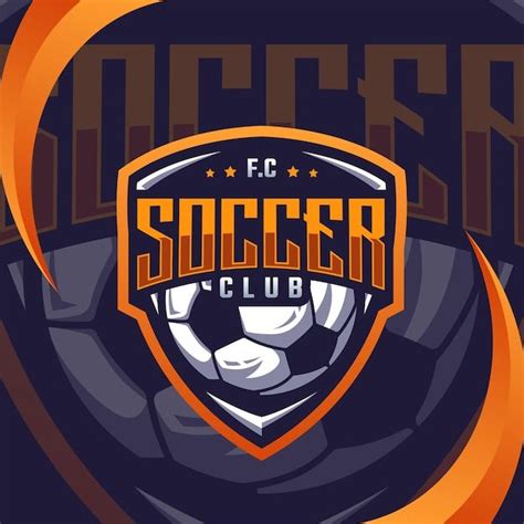 Fußball fußballmeisterschaft logo sport design premium-vektor | Premium-Vektor | Sports logo ...