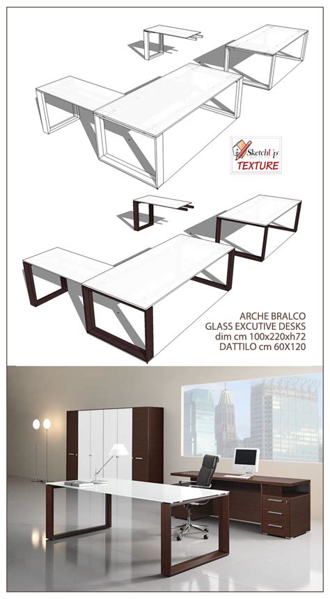SKETCHUP TEXTURE: 3D MODEL OFFICE FURNITURE