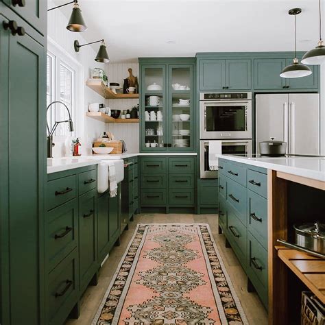 51 Green Kitchen Designs - Decoholic