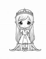 Little Princess Coloring Page Download Printable PDF  Templateroller sketch template