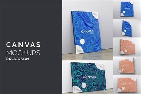 15+ Stylish Canvas Mockup PSD Templates | Mockuptree