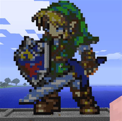 Minecraft Pixel Art Legend Of Zelda