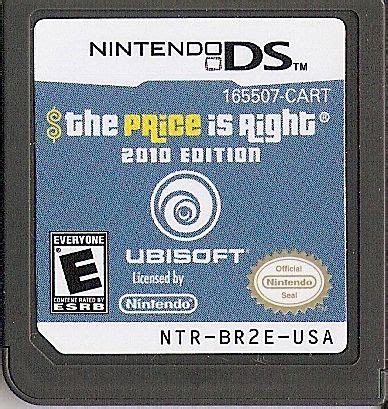 The Price is Right: 2010 Edition (2009) Nintendo DS box cover art - MobyGames