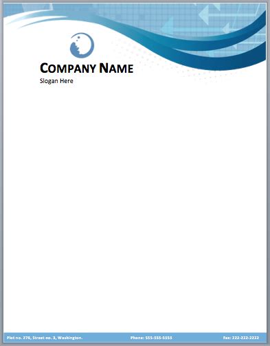 Business Company Letterhead Template - Free small, medium and large images | Letterhead template ...