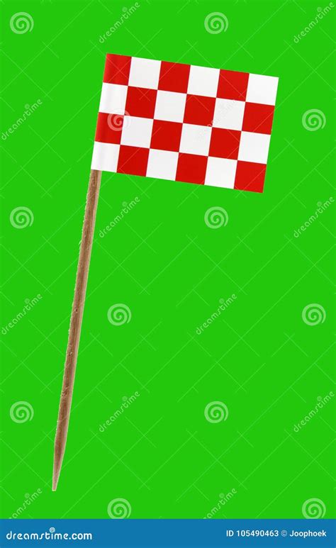 Noord Brabant Flag ,with Green Screen for Chromakey Stock Image - Image ...