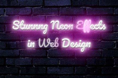 12 Stunning Retro Neon Effects in Web Design – Speckyboy