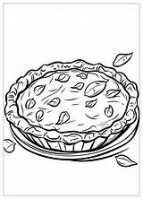 Pie Coloring Pages  Fun Food Activity For Kids CrayonAZCom sketch template