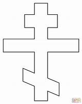 Ausmalbild Orthodoxes Kreuz  Ausmalbilder Kostenlos Zum Ausdrucken sketch template