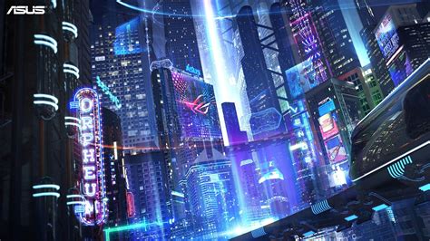 Risultati immagini per cyber city | Cyberpunk, Imac wallpaper, Asus