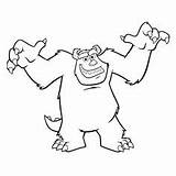 Mr waternoose coloring Pages For Kids monsters Ready Download sketch template