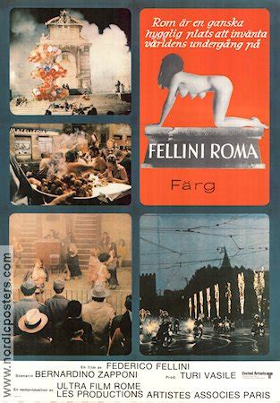 FELLINI ROMA Movie poster 1973 original NordicPosters