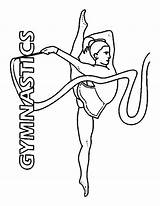 Free Printable Gymnastics Coloring Pages sketch template