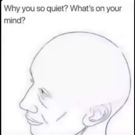 Why you so quiet? What's on your mind? in 2022 | Stupid memes, Memes, Mood pics | Stupid memes ...