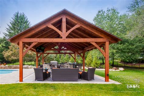 20x40 Timber Frame Pavilion | Timber Frame Pavilion for Sale