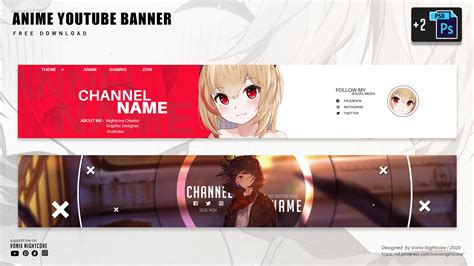 Anime Banner - Free Template :: Behance