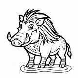 Warthog Coloring Pages 5  Gem sketch template