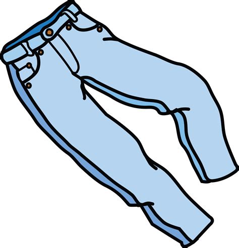 Free Clipart Of A pair of jeans