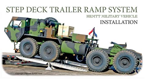 Step Deck Trailer Ramp System - Installation - YouTube